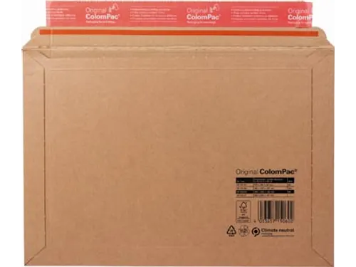 Verzendenvelop plakstrip lange zijde 50x250x360mm br