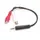 15cm stereo/audiokabel 3,5 mm mannelijk naar 2x RCA vrouwelijk