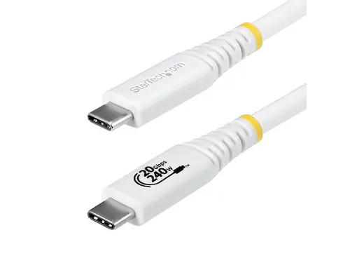 2 Meter USB4 Kabel USB-IF Certified USB-C Wit