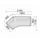 In hoogte verstelbaar hoekbureau 680-800x2166x1130mm onyxgrijs zilver
