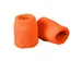 Polsband neon oranje 2stuks