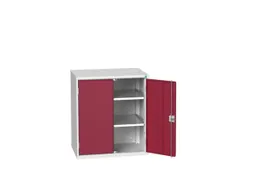 universele kast,HxBxD 900x800x550mm,2xStalen bodem,draaigrendelslot