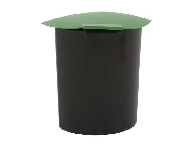 Inzet 6 Liter Met Deksel Zwart Groen