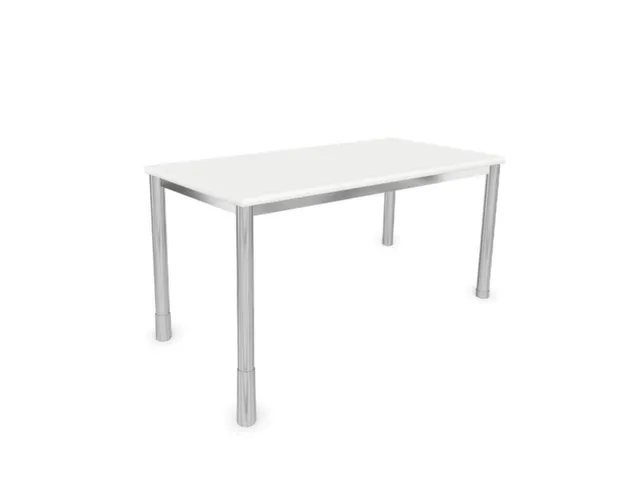 In hoogte verstelbaar bureau,HxBxD 720-840x1200x600mm,Bl-wit
