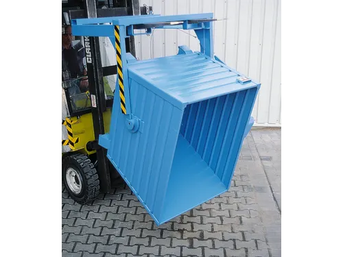Kiepbak 900x800x1200mm 0.70m³ 90kg 1500kg Ral5012