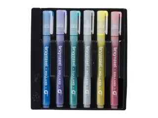Viltstift Bruynzeel Kids assorti glitter 6 stuks - 5