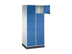 grootvolume-lockersysteem,RAL 7035/RAL 5010,HxBxD 1950x820x600mm