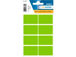 HERMA 3695 Universele etiketten 26x40mm Groen 40 stuks - 1