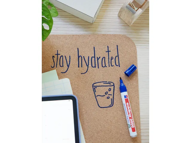 Viltstift edding 3000 rond blauw 1.5-3mm