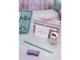 Potlood Faber-Castell Jumbo grip Sparkle violet metallic - 7