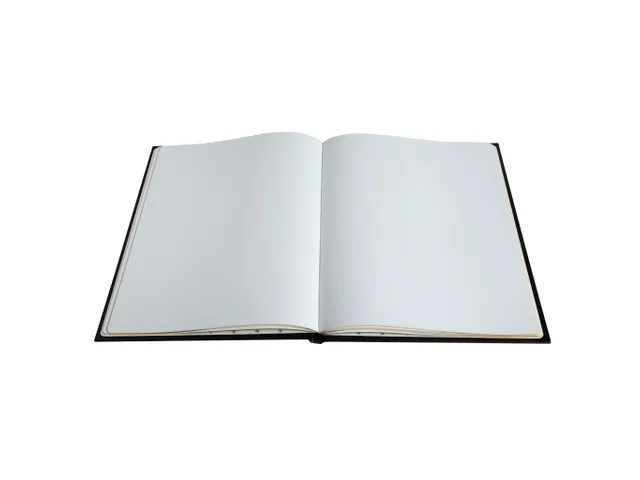 Livre d'or Balacron avec titre 100 pages blanches - 27x22 cm vertical