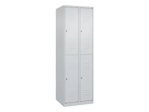 dubbeldekse locker,HxBxD 1850x600x500mm,2x2vak.,vak B 300mm