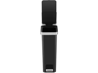Afvalbak EKO Hana Slim pedaalemmer 40 liter zwart - 8