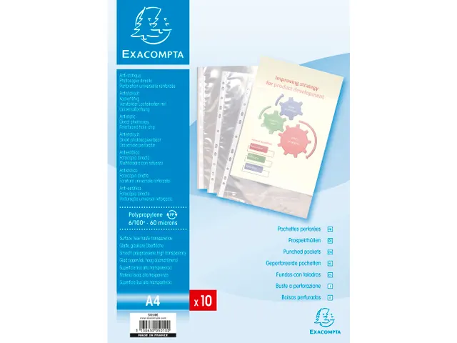 PK10 Geperf.tas glad PP 6/100 A4