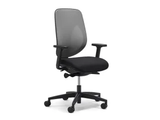 Giroflex Bureaustoel 353 met automatic-move mechanisme Net Grijs - 2