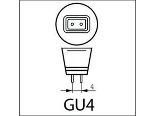 Ledlamp Integral GU4 2700K warm wit 1.1W 95lumen - 3
