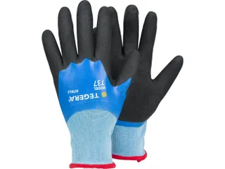 Tegera 737 precisie nitril handschoenen, blauw, maat 10, per 12 paar - 1