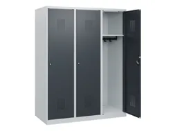 schoollocker,HxBxD 1530x1200x500mm,3vak,vak B 400mm,cil.-slot