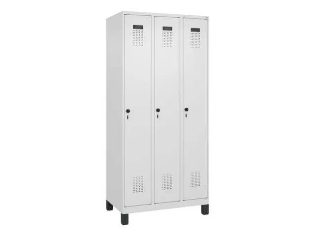 locker voor scheiding van kleding,HxBxD 1950x900x500mm,3vak