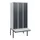 Dubbeldekse dekenkist,HxBxD 1950x900x815mm,3x2vak.,vak B 300mm