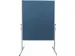 presentatiebord 150x120cm Vilt Blauw frame metaal wit