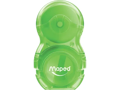 Puntenslijper Maped Loopy 1 gaats met gum display á 24 stuks assorti