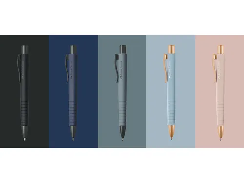 Balpen Faber-Castell Polyball XB Urban marine blauw