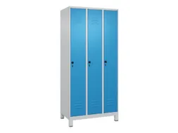 locker voor scheiding van kleding,HxBxD 1950x900x500mm,3vak