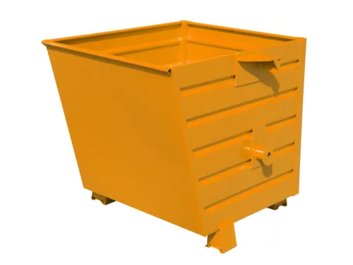 Kiepbak 900x800x1200mm 0.70m³ 90kg Draagverm. 1500kg Ral2000