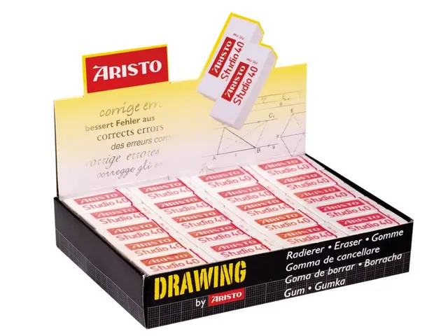 Gomme Aristo Studio 40 blanc