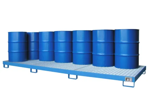opvangbak,v. 12x200l vat,opvangvol. 335l,HxBxD 200x1300x3880mm