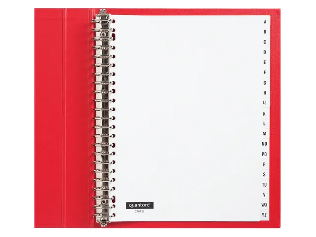 Tabbladen Quantore A4 23-Gaats 20-Delig Met Alfabet Wit Pp