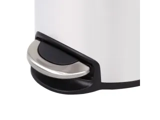 Serene pedaalemmer 20 liter met metalen Binnenemmer Wit - 4