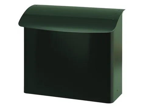 Wandbrievenbus Groen Staal