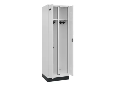 locker voor scheiding van kleding,HxBxD 1950x600x500mm,2vak