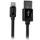 2 Meter Lange Zwarte Apple 8-polige Lightning-connector Usb-kabel
