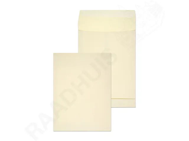 Monsterzak Raadhuis 229x324x38mm C4 crème plakstrip krimp a 10 stuks