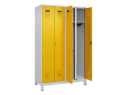 locker voor scheiding van kleding,HxBxD 1950x1200x500mm,4vak