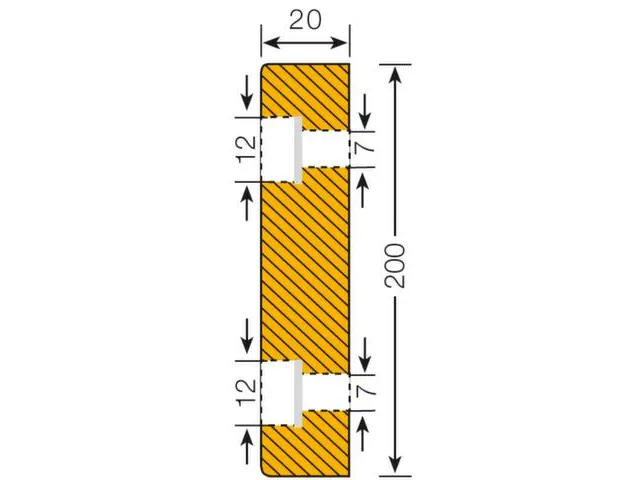 Profilé De Protection Mousse Pu Protège-Surfaces Rectangle Hxl 200X2