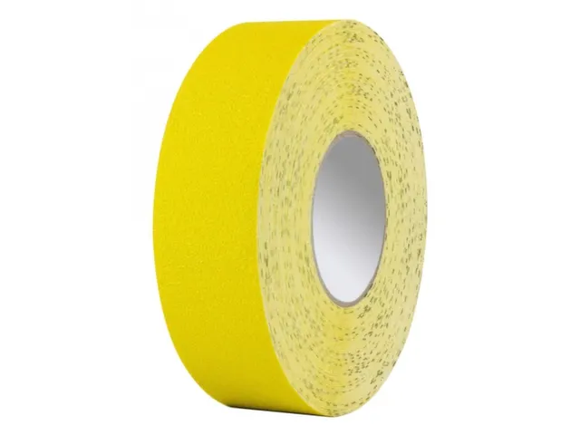tape,vinyl,geel,band LxB 25mx50mm,met antislip-eigenschappen