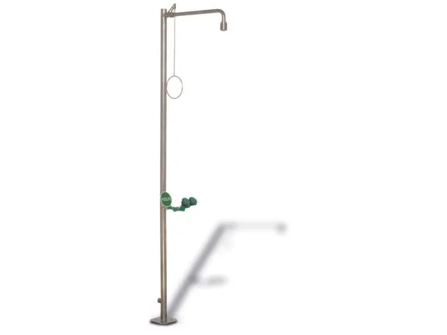 Nood-/oogdouche 2Vaste Sproeikoppen Schroefdraad 1 1/4 Binnen Rvs