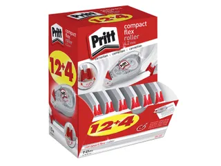 Correctieroller Pritt Compact Flex 4.2mmx10m Promopack 12+4 gratis - 1