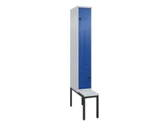 Z-garderobekast,HxBxD 2120x300x815mm,2vak,vak B 300mm,draaigrendel