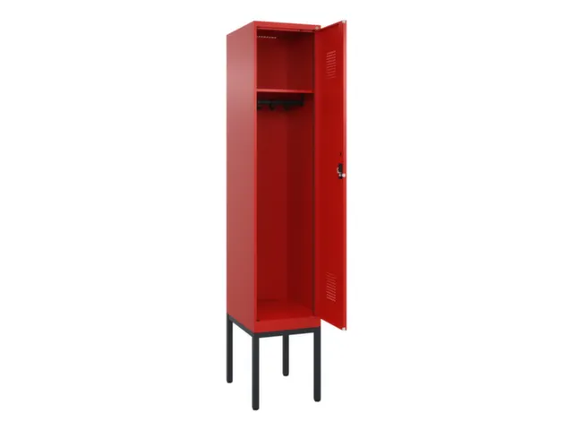 locker,HxBxD 2120x400x500mm,1vak,vak B 400mm,cil.-slot,voetonderstel