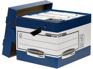 Archiefdoos Formaat 33,3 X 29,2 X 40,4 Cm Blauw - 4