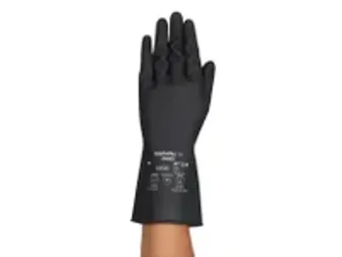 OUTLET Ansell AlphaTec 87-118 natuurrubberen latex handschoen Zwart ma