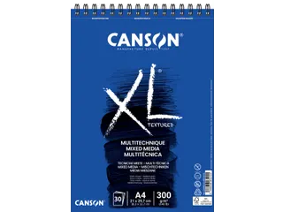 Aquarelblok Canson XL Mix Media A4 300gr 30 vel spiraal - 2