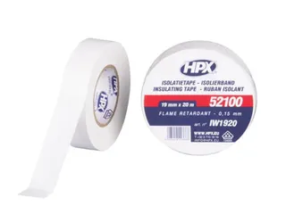PVC Isolatietape VDE - WIT 19mm x 20m - 1