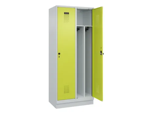 locker voor scheiding van kleding,HxBxD 1950x800x500mm,2vak