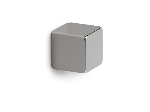 Magneet MAUL Neodymium kubus 10x10x10mm 3.8kg nikkel 4 stuks